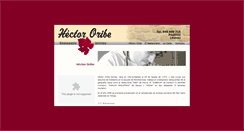 Desktop Screenshot of hectororibe.es
